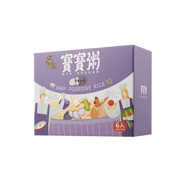 王朝 – 寶寶粥 (芋香雞肉) 台灣製 150克 x 6包